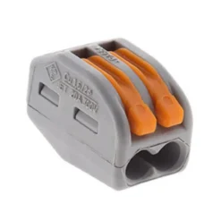 Wago Borne rapide automatique à cliquet S222 - 2 entrées -