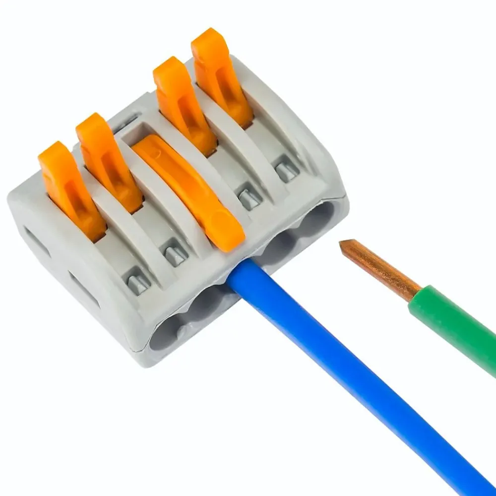 Wago Borne rapide automatique à cliquet S222 - 5 entrées -