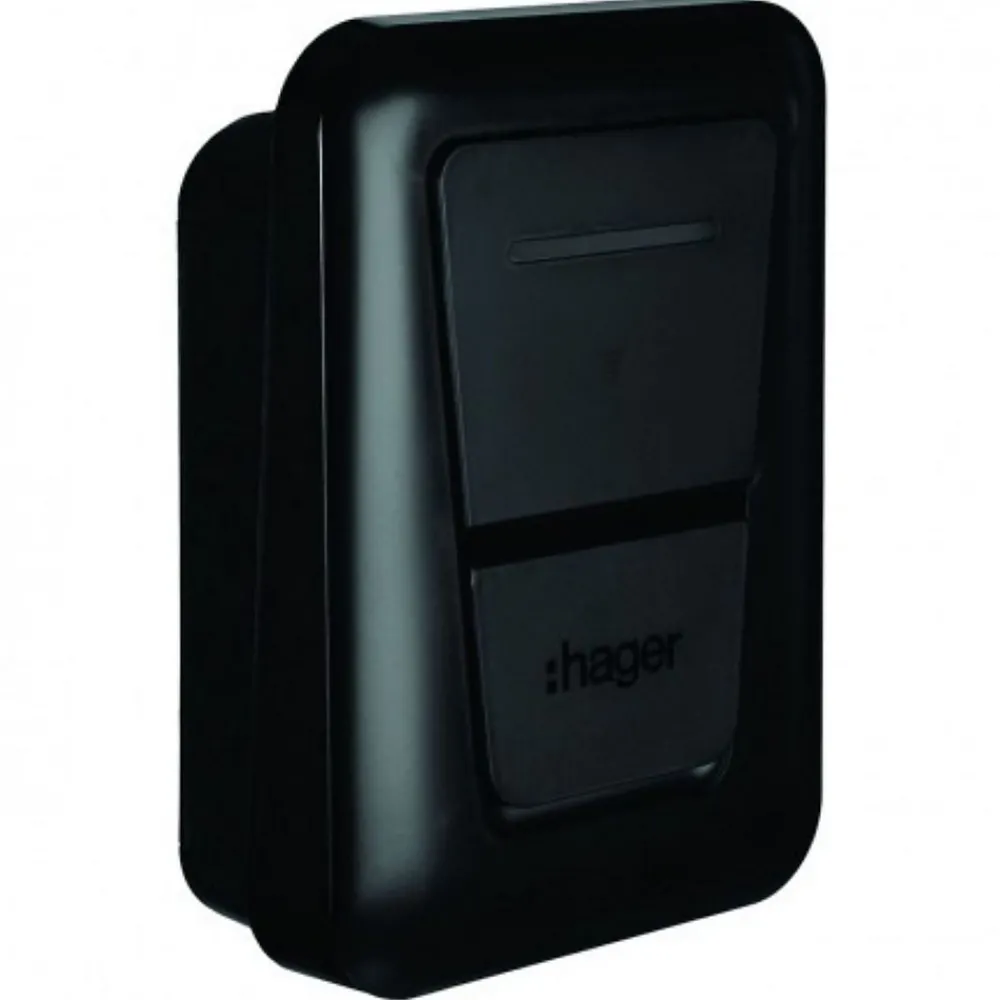 Hager Borne Recharge Voiture Électrique-BORNE WITTY ONE 7KW PRISE T2S +TIC+ PROTECTIONS