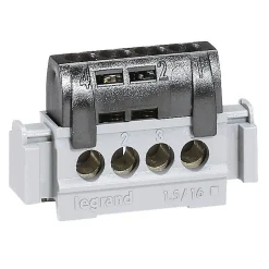 Legrand Accessoire De Raccordement-Bornier de phase 4 points noir