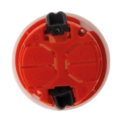 Zenitech Boîte applique murs creux placo diamètre 40x40mm - Rouge -