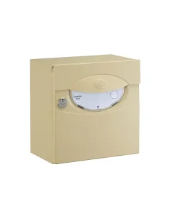 DAD Boîte Aux Lettres Compacte-Boîte aux lettres demi profondeur Decayeux Iguane Blanc Ral 9016