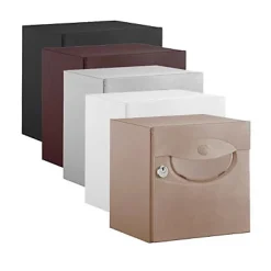 DAD Boîte Aux Lettres Compacte-Boîte aux lettres demi profondeur Decayeux Iguane Aubergine Ral 3007
