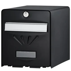 Burg-Wachter Boîte aux lettres 1 porte Balnéaire Noire