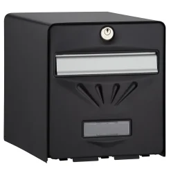 Burg-Wachter Boîte aux lettres 1 porte Balnéaire Noire