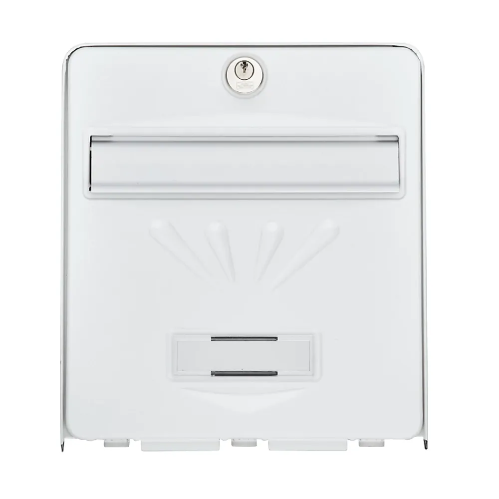 Burg-Wachter Boîte Aux Lettres 1 Porte-Boîte aux lettres 1 porte Balnéaire Blanche