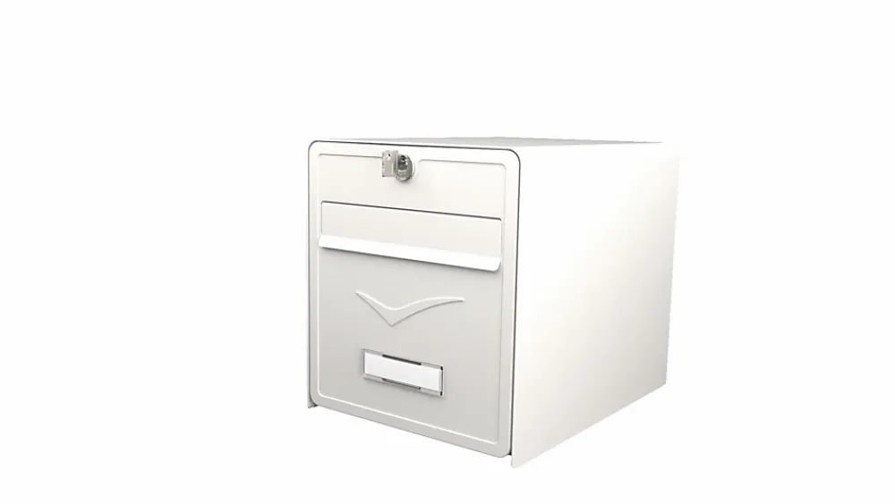 Burg-Wachter Boîte Aux Lettres 1 Porte-Boîte aux lettres 1 porte Baléo Blanche