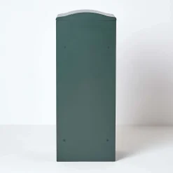 Smart Parcel Box Boîte aux lettres 1 porte Boîte à colis Large Vert foncé en acier