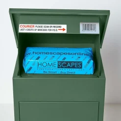 Smart Parcel Box Boîte À Colis-Boîte aux lettres 1 porte Boîte à colis Verte en acier