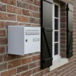 Diall Boîte Aux Lettres 1 Porte-Boîte aux lettres 1 porte Blanc