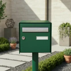 Diall Boîte aux lettres 1 porte Vert