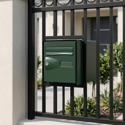 Diall Boîte aux lettres 2 portes Vert