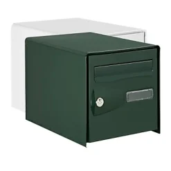 Diall Boîte aux lettres 2 portes Vert