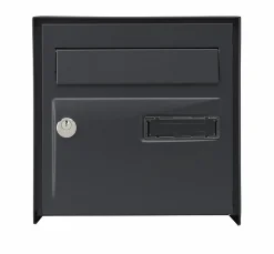 Decayeux Boîte Aux Lettres 1 Porte-Boîte aux lettres simple face Probat gris RAL 7016