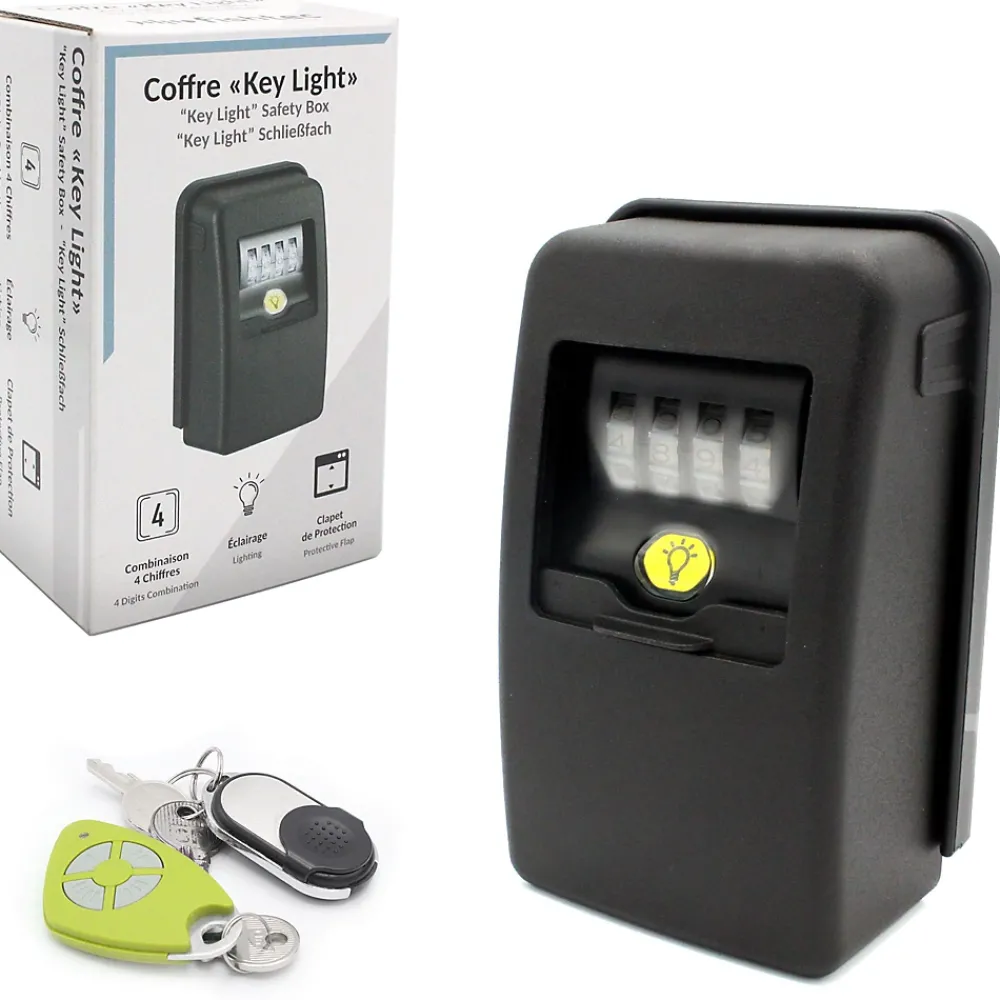 Fishtec Armoire À Clé-Boîte à Clé Key Light à code
