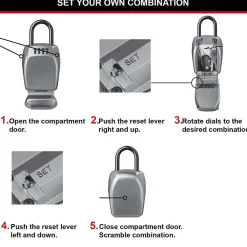 Master Lock Boîte À Clé-Boîte à clés sécurisée à anse Select Access