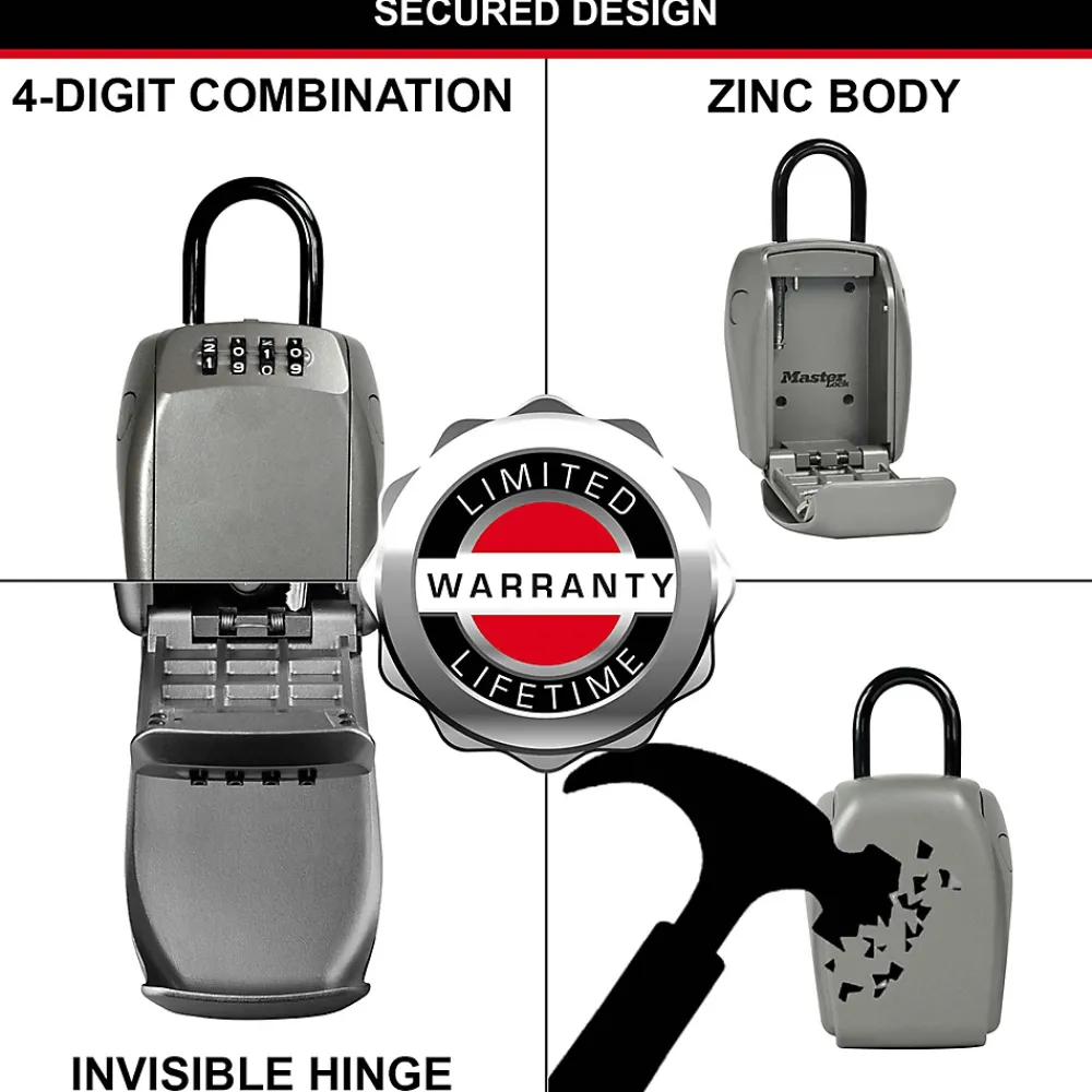 Master Lock Boîte À Clé-Boîte à clés sécurisée à anse Select Access