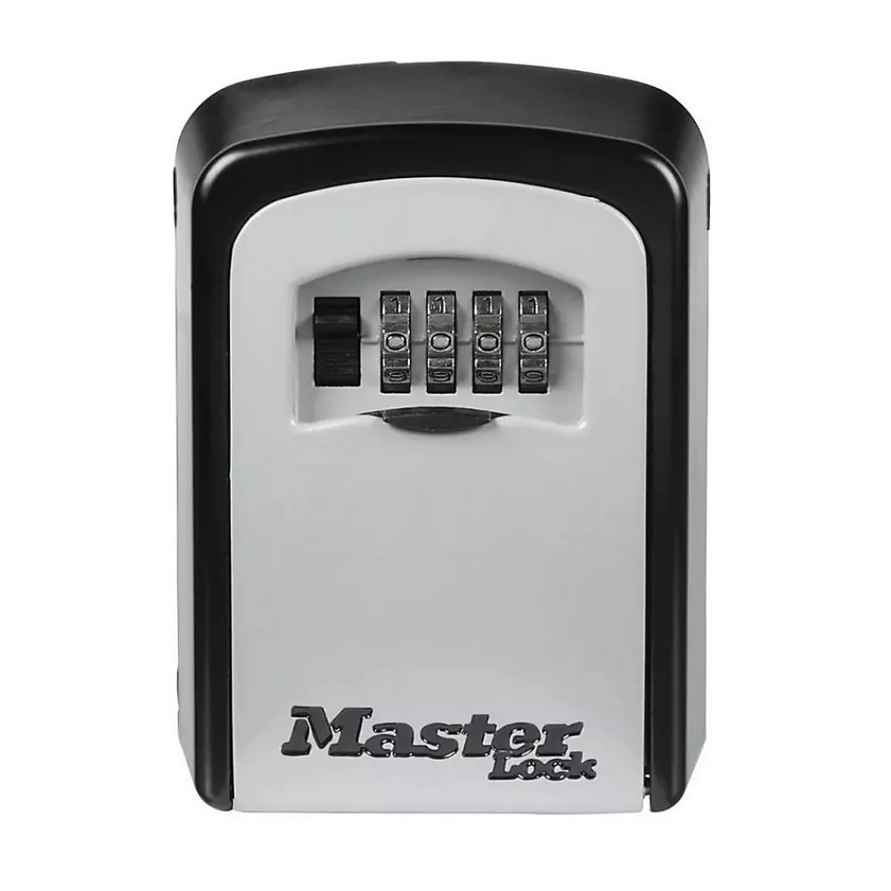 Master Lock Boîte à clés sécurisée à combinaison programmable et fixation murale