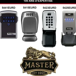 Master Lock Boîte à clés sécurisée haute sécurité fixation murale