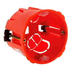 Zenitech Boite D'Encastrement-Boîte DCL point de centre murs diamètre 65mm