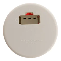 Zenitech Boite D'Encastrement-Boîte DCL point de centre murs diamètre 65mm