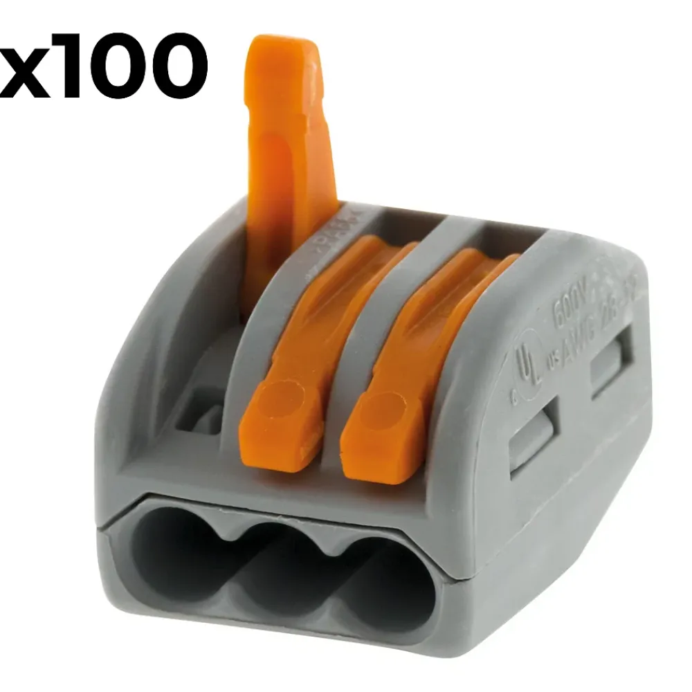 Wago Accessoire De Raccordement-Boîte de 80 bornes 3 entrées série 222 -