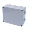 Diall Boîte de dérivation extérieure avec 10 passe-câbles et système de verrouillage intégré 220 x 170 x 105 mm
