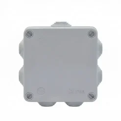 Diall Boîte de dérivation extérieure avec 7 passe-câbles et système de verrouillage intégré 100x 100 x 55 mm