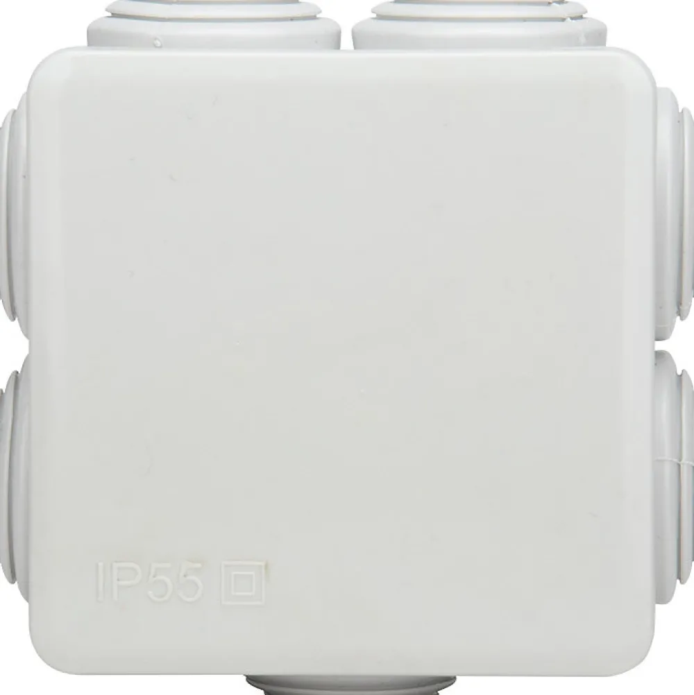Zenitech Boîte de dérivation IP55 60x60x40mm - Blanc -