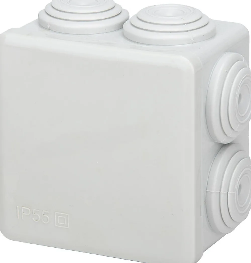 Zenitech Boîte de dérivation IP55 60x60x40mm - Blanc -