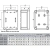 Legrand Boîte de dérivation rectangulaire - Plexo - - 220 x 170 mm -14 entrées