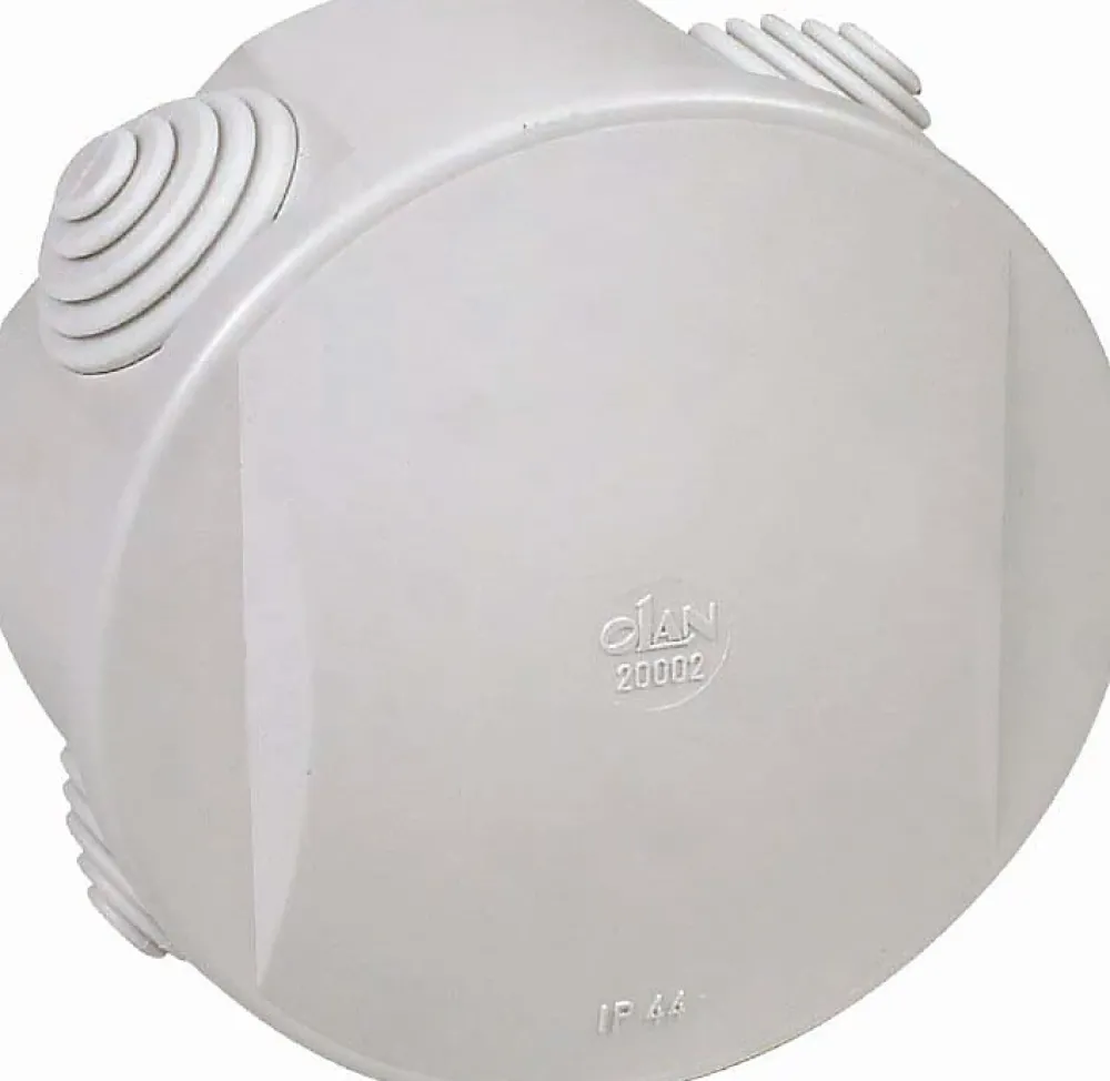 Dio Boîte de dérivation ronde étanche diamètre 65x35mm -