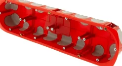 Protec Boîte d'encastrement No Airbox Multiplat 4 postes - P40 mm