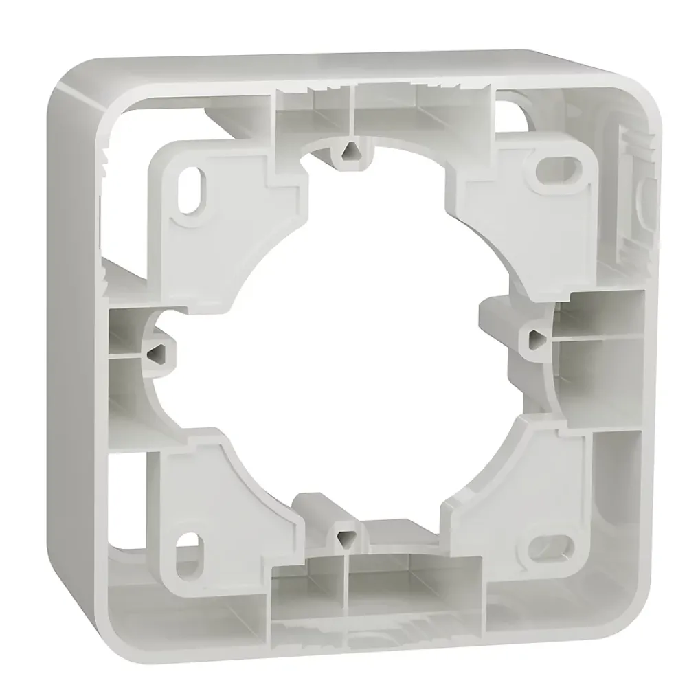 Schneider Electric Boîte d'encastrement 1 poste saillie Unica Déco blanc