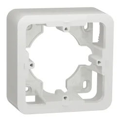 Schneider Electric Boîte d'encastrement 1 poste saillie Unica Déco blanc