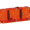 Legrand Boîte d'encastrement triple multimatériaux P. 40 mm