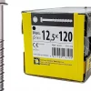 Domax Vis Pour Brique, Béton-Boîte de 20 vis d'ancrage béton 12,5 x 120