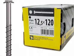 Domax Vis Pour Brique, Béton-Boîte de 20 vis d'ancrage béton 12,5 x 120