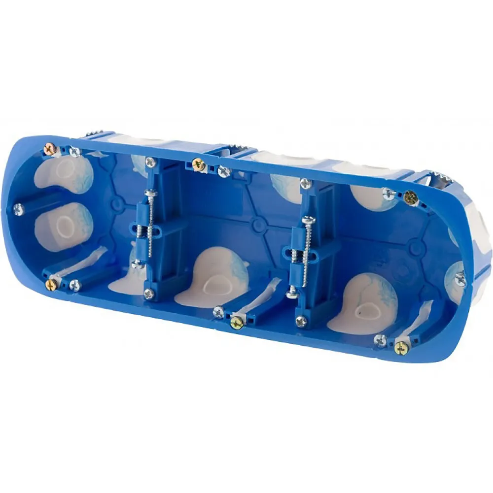 Boite D'Encastrement-Boîte 3 postes No Air multimatériaux Ø67 x P.40 mm