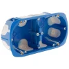 Boite D'Encastrement-Boîte 2 postes No Air multimatériaux Ø67 x P.40 mm