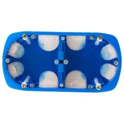 Boite D'Encastrement-Boîte 2 postes No Air multimatériaux Ø67 x P.40 mm