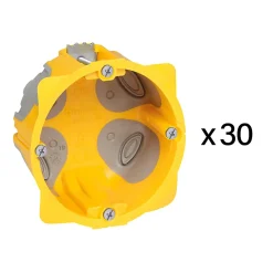 Legrand 30 boîtes d'encastrement Batibox Energy 1 poste