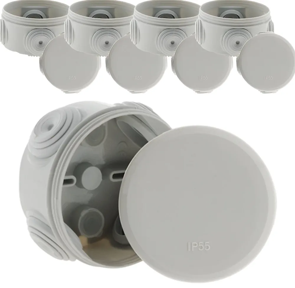 Zenitech Boîte De Dérivation-5 Boîtes dérivation IP55 diamètre 70x35mm