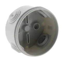 Zenitech Boîte étanche diamètre 80x45mm IP55 - Gris -