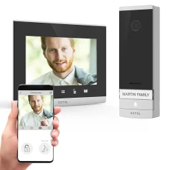 Extel Boîtier pour montage encastré du visiophone Wave (720313) et Connect 2 (référence 720324) - - 720322