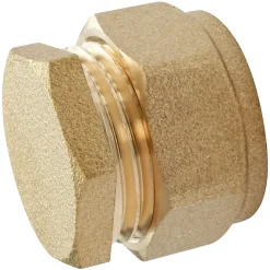 Somatherm for you Bouchon bicône en laiton à compression pour tube de cuivre Ø 14 mm