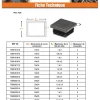 Vis Express Cache Vis Et Cache Trou-Bouchon carré 30X30 épaisseur tole du tube 1.2 A2.25 Polyethylène noir - 30 pièces