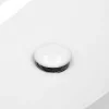 Luxebath Evacuation De Lavabo-Vasque-Bouchon de vidange H109mm blanc universel pop-up pour lavabo avec trop-plein joints inclus