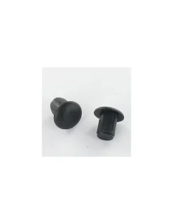 Vis Express Bouchon Diamètre du corps 7 Diamètre de tête: 15 Longueur sous tête 6.5 nylon noir - 100 pièces