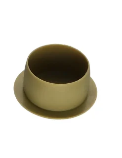 Vis Express Cache Vis Et Cache Trou-Bouchon Lisse 25X32 LG13 Nylon RAL1020 - 30 pièces